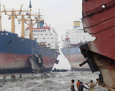 Alang - Ship breaking yard